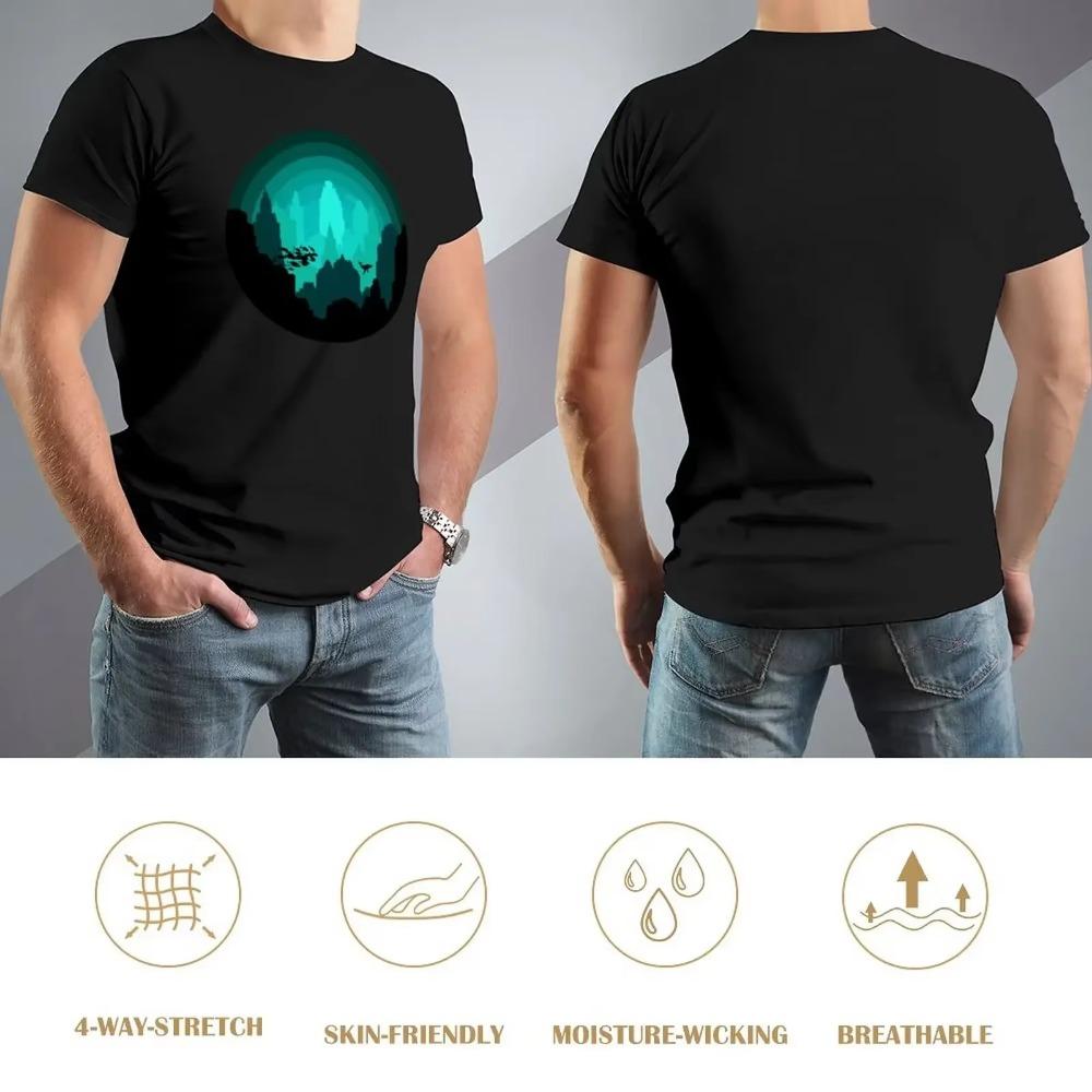 Rapture Bioshock T-Shirt Anime T-shirt Blouse Men Graphic T Shirts