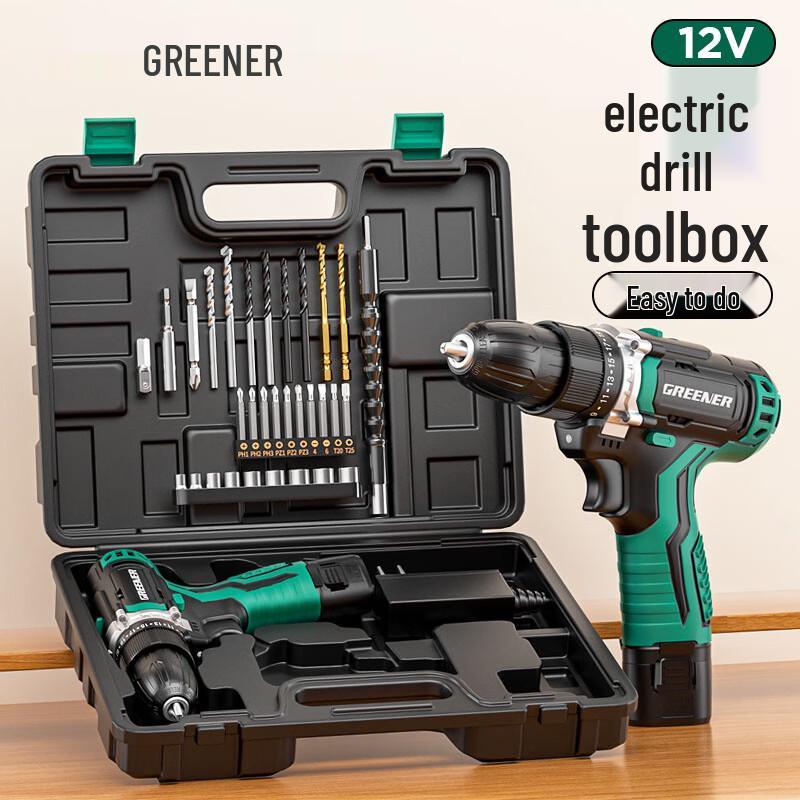 Lulin Cordless Electric Drill & Screwdriver Kit CN plug (adapter included)