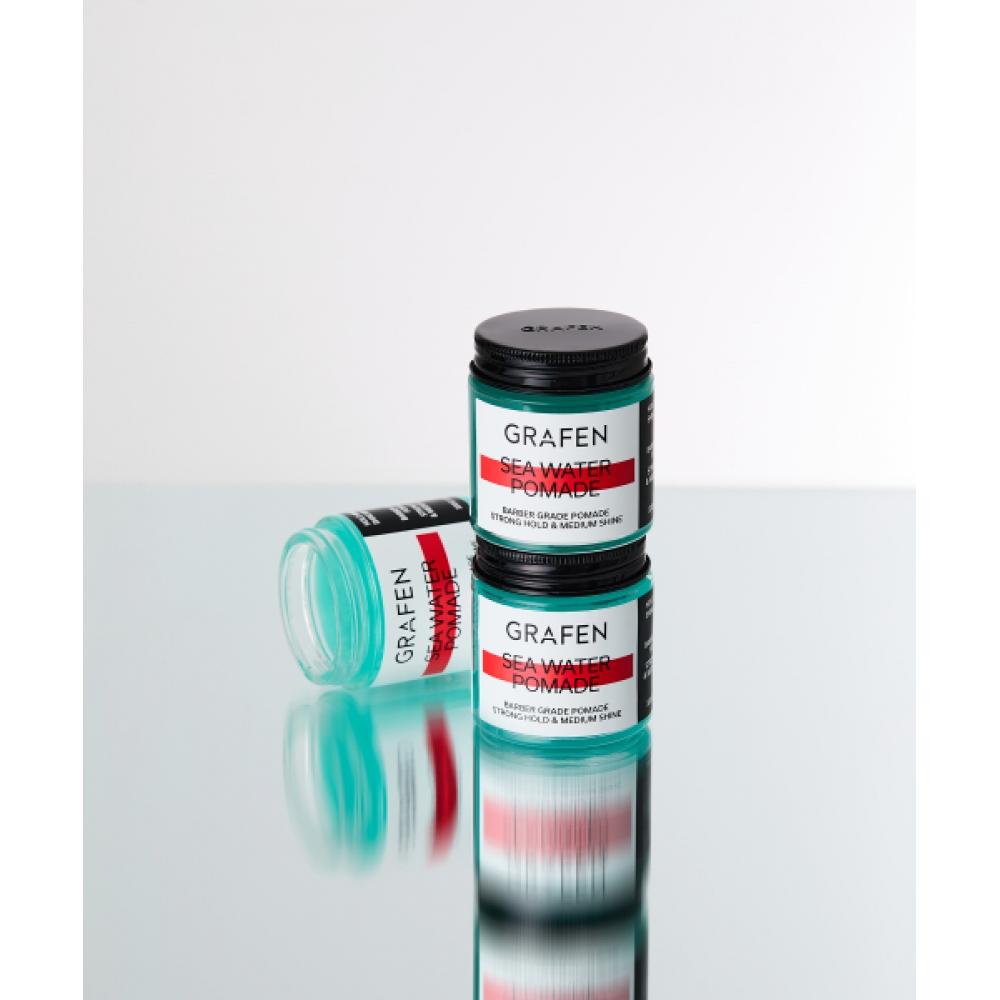 Grafen Seawater Pomade Sea You Styling Set  pomad+spray+Pomade Bits 