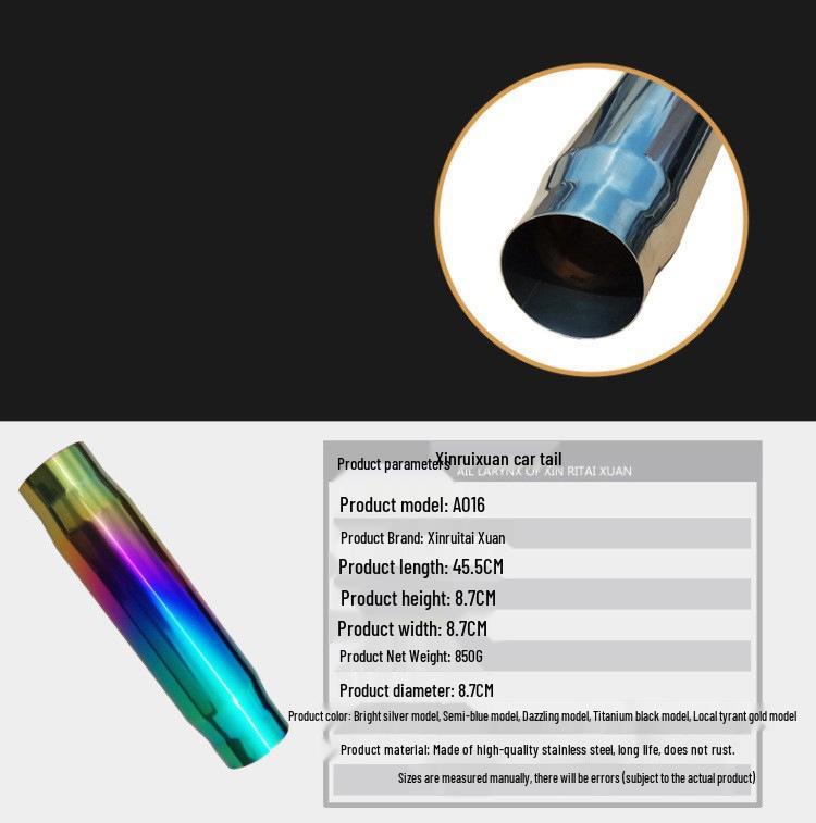 Universal Mid-Section Small Drum for Toyota & Honda Stainless Steel