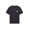 Li Ning Wade Series Printed Sports Crew Neck Short Sleeve T-Shirt Men Tops Black AHSS031-1