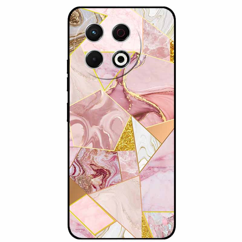 For Tecno Spark 30 Pro Case Marble Painted Silicone Back Cover Cases For KL7 Spark 30 Pro Soft Black Phone Funda Spark 30 Pro 4G
