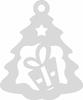 Ś3 Pendant openwork WINDOW decoration CHRISTMAS Christmas tree gift