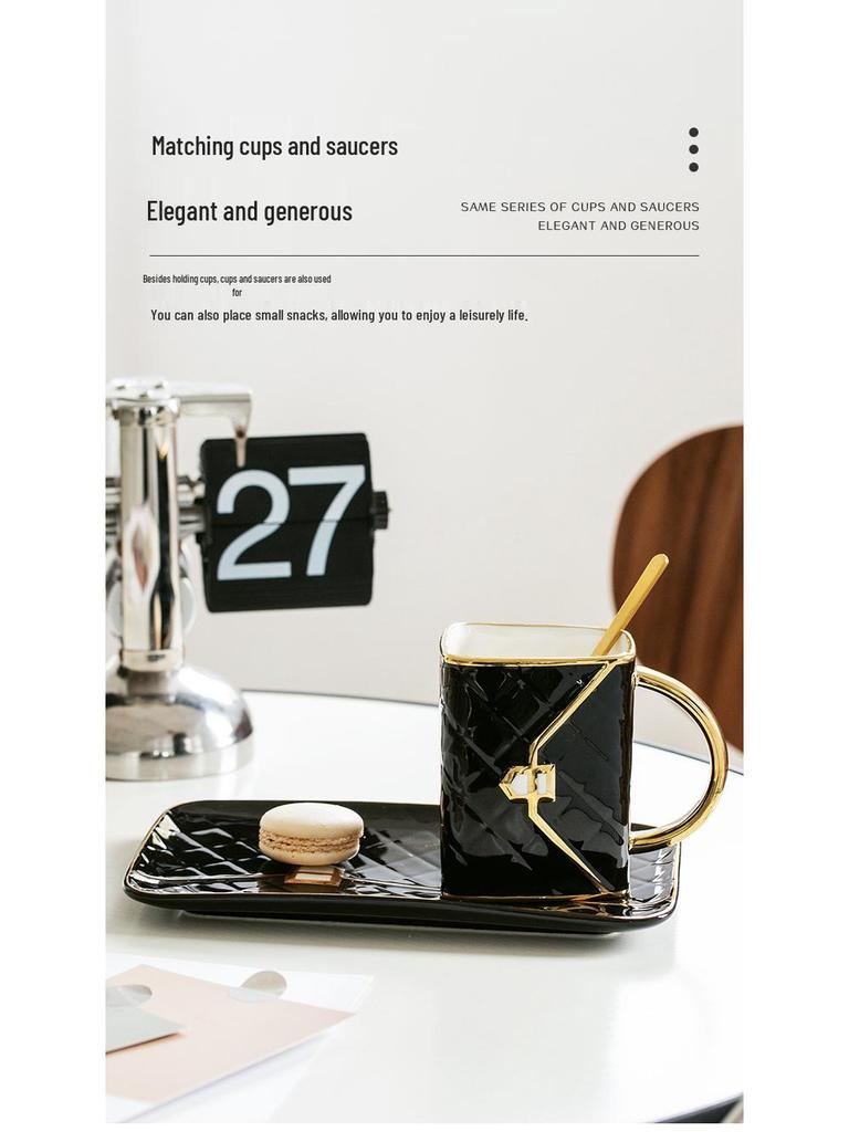 Exquisite European Ceramic Cups & Saucers: Luxury Afternoon Tea Set