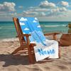 Custom Name Ultra-Soft Beach Towel with A Elephant Theme,Ideal for Pool - Camping, Diving - Perfect Travel Essential, Vibrant Beach Towel.