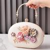 2025 Fashion Designer Three-dimensional Flower Party Clutch Bag Luxury Women's 3D Appliques Handbags New Wedding Evening Bags