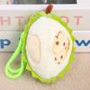 PP Cotton Fruit Durian Pendant Detachable Fruit Durian Plush Keyring  Boys and Girls