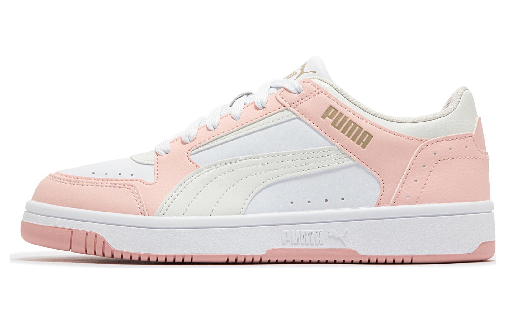 PUMA Rebound Joy Comfortable Cushioning Low top Skateboard Shoes Unisex Pink White 380747-28 36