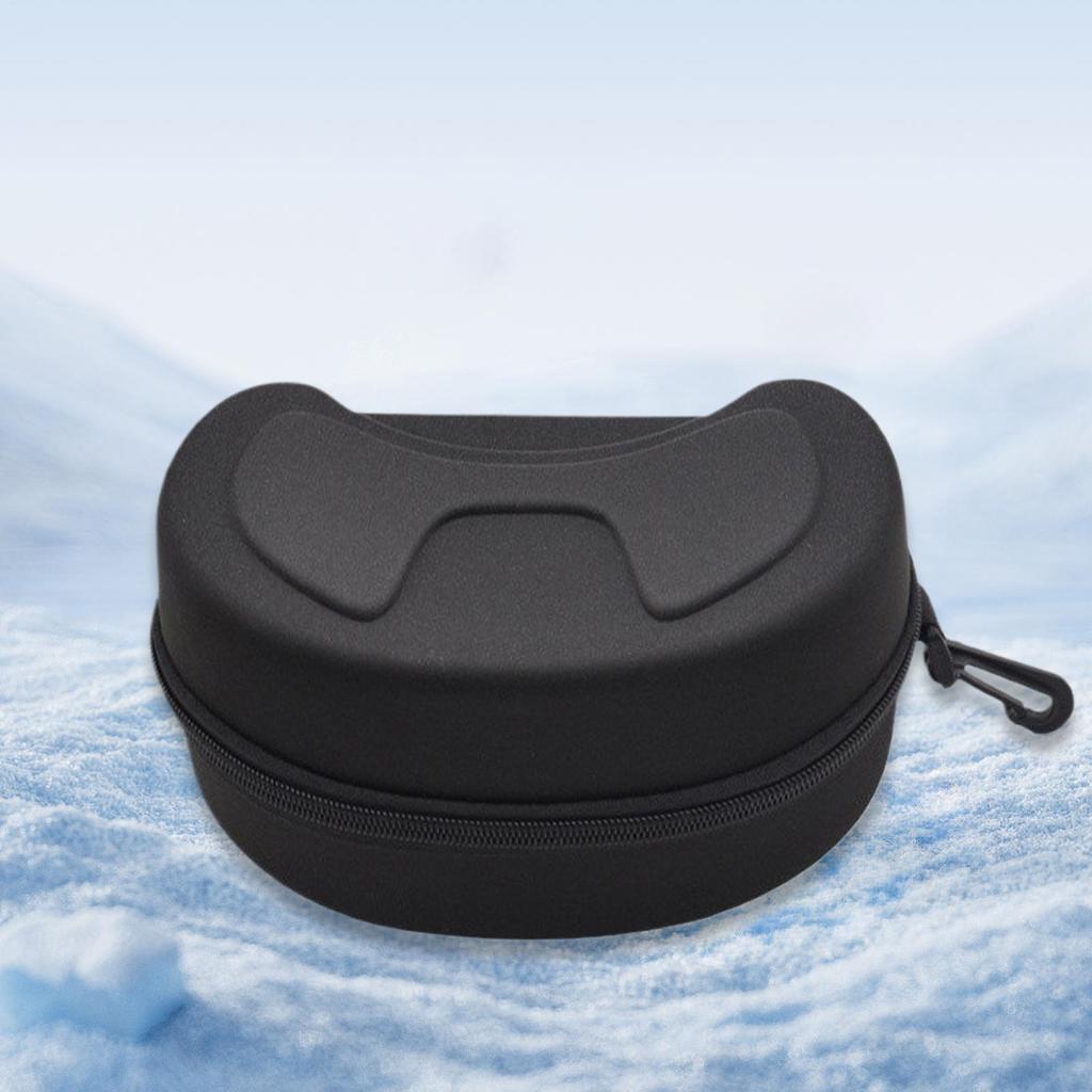 Snow Goggles Hard Case Ski Goggle Case EVA Box Snow Swim Goggles Storage Box Safety Zippered Goggles Case Hard Ski Goggle Case