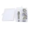 11pcs M10X1.25 Thread Repair Kit with Precision Cut Tap and Galvanized Stainless Steel Inserts for Fixing Damaged Threads