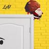 Rustic Door Frame Sign Christmas Topper Decoration Wooden Holiday Corner Sign Cute Funny Party Supplies Snowman Santa Claus Penguin Decor