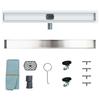 2 in 1 Shower Drain with 360 degrees  Siphon Silver 80 cm Stainless Steel 304