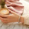Macaron Color Vintage Cloisonne Bangle Stars Moon Rainbow Women's Hand Bracelet  Ladies