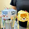Cartoon Bus Car Water Cup Large Capacity Baby Water Bottle Cute Bounce Straw Kettle  Drinkware