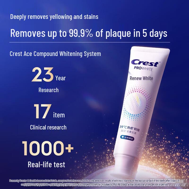 

Crest Radiant White Thermal Whitening Toothpaste