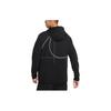 Nike Logo Baskılı Desen Bağcıklı Kapüşonlu Uzun Kollu Sweatshirt Erkek Üstleri Siyah DQ6621-010
