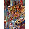 Canvas  Abstract Animals Lion Tiger Cat Colour Retro  Wall Decoration Pictures Living Bedroom Decor Posters