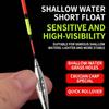 High-Sensitivity Short Tail Float for Shallow Water Crucian and Minnow Fishing