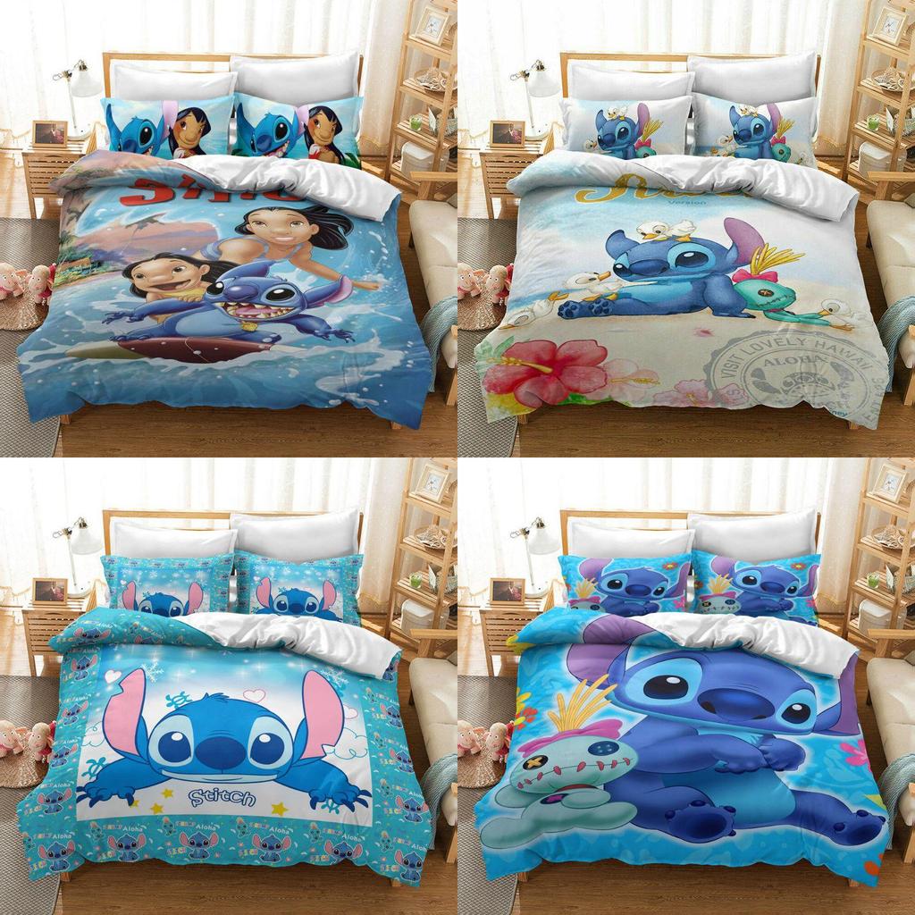 Cozy Lilo Stitch Bedding Set With Stylish Duvet Cover And Pillowcase Design