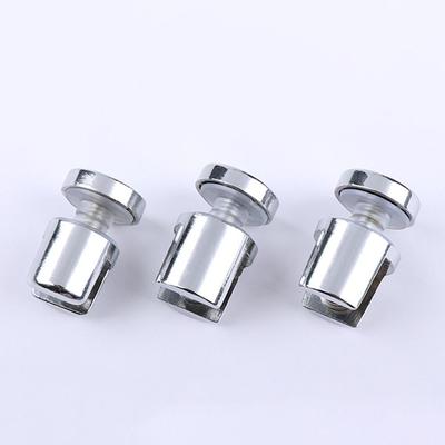 1Pc Thicken Nickel Finish Furniture Hardware Shelves Clips Panel Bracket Glass Clamp Shelf Holder Support