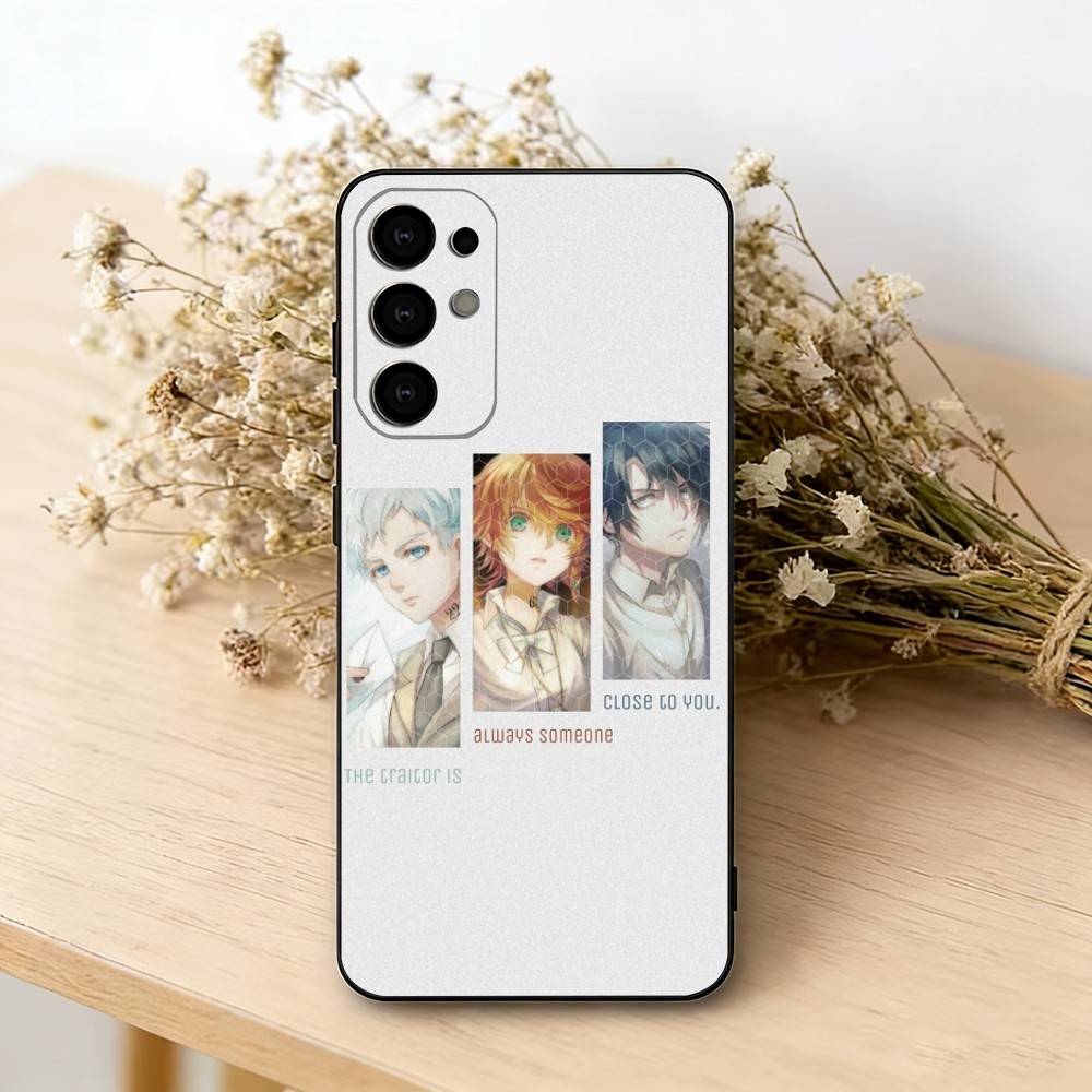 The Promised Neverland E-N-R  Phone Case For Samsung S25,S24,S21,S22,S23,S30,Ultra,S20,Plus,Fe,Soft Silicone Black Cover