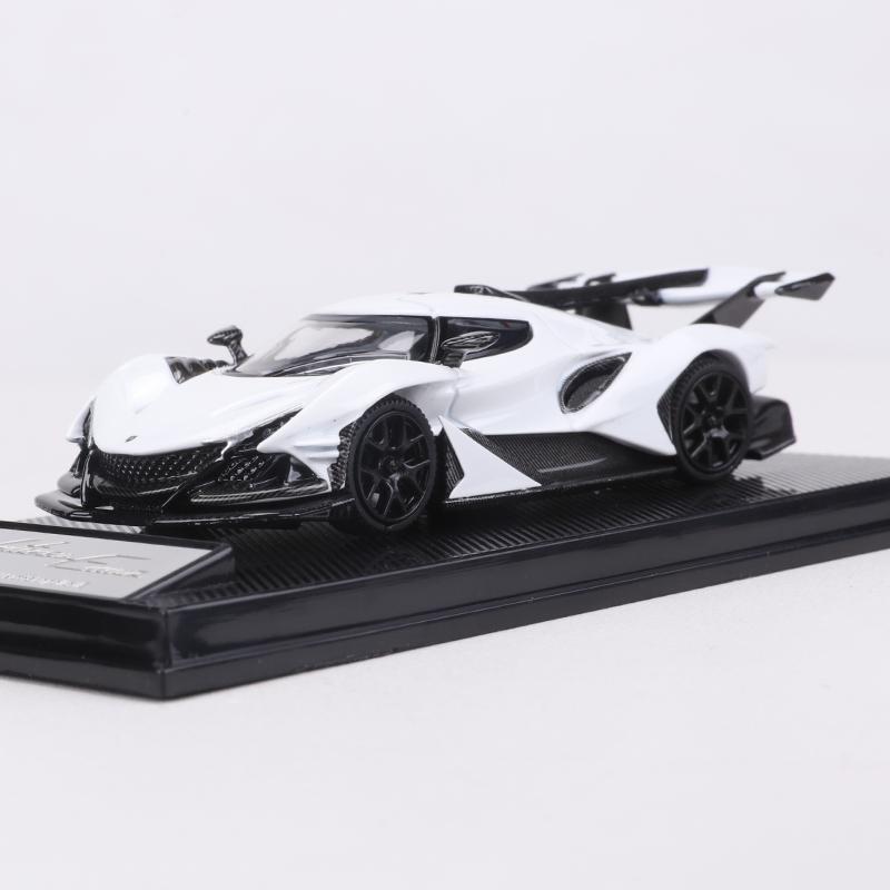 

SmallcarsART 1:64 Apollo IE Alloy Model Car білий