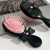 Lamb Bowknot Air Bag Hair Comb Durable Bow Massage Comb with Mirror  Hair Styling