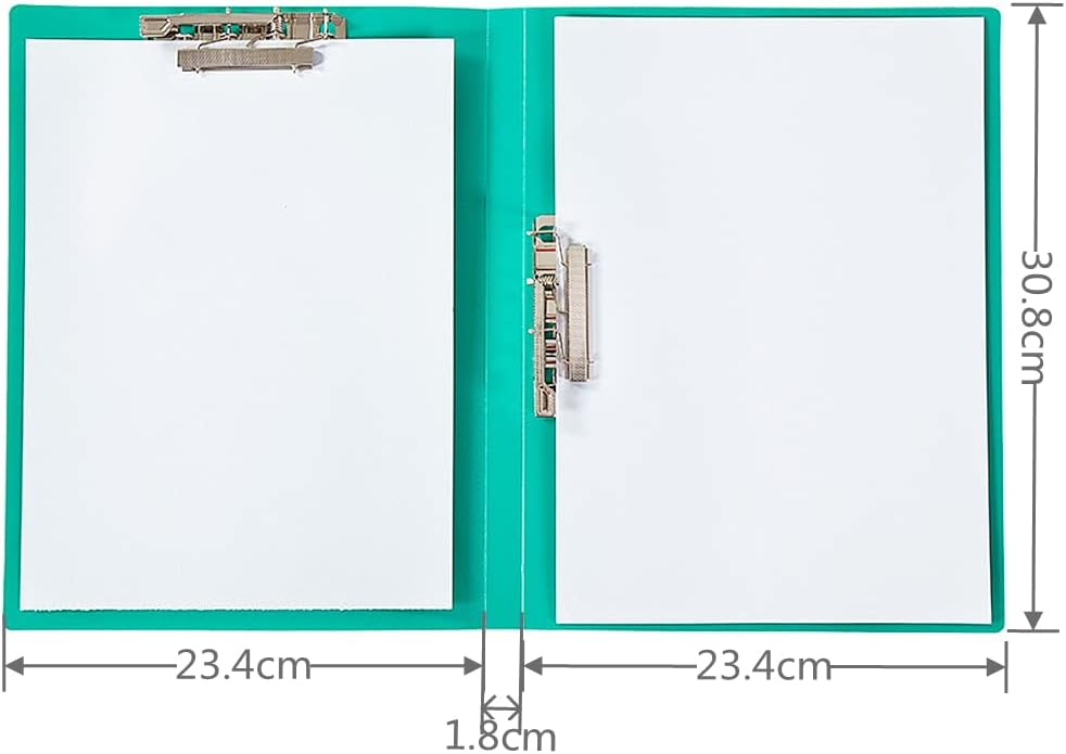 1PC A4 Clipboard Writing Board Clip File Organizer Paper Ticket Storage File Folder Collect Book School Supplies