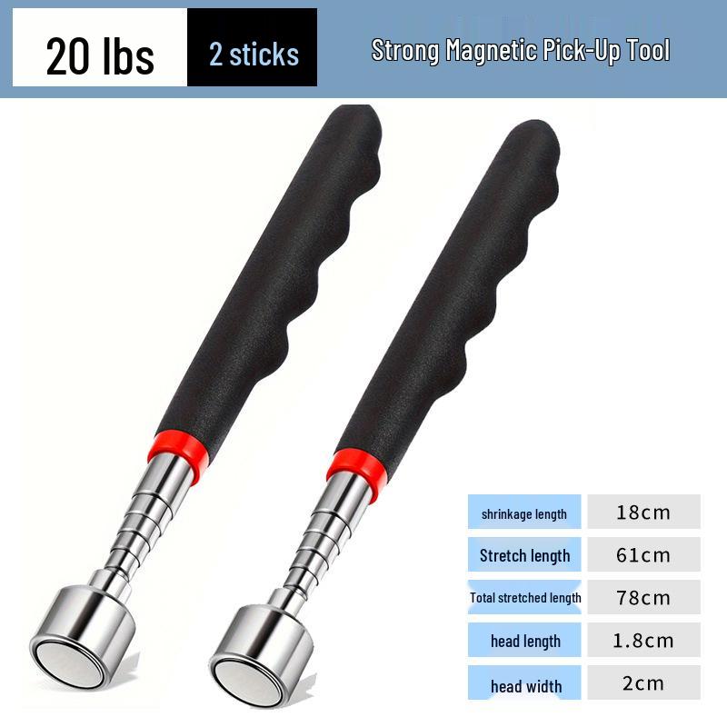 Strong Telescopic Magnetic Pickup Tool - Adjustable Pen-Shaped Rod for Auto Repair