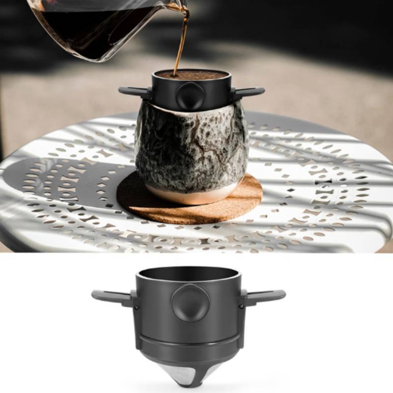 Coffee Dripper 304 Stainless Steel Mesh Reusable Pour Over Filter For Fresh Coffee