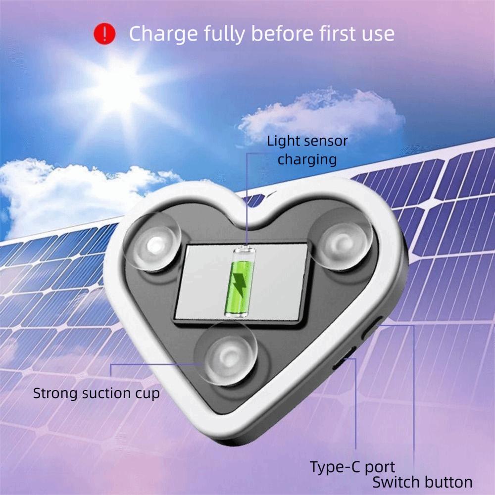 Wireless Solar Powered LED Light Solar Energy Triangle Window Light  Ideal Gift