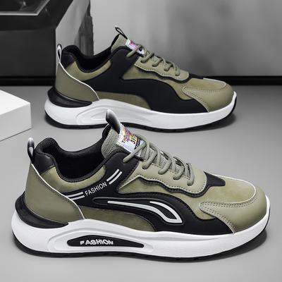 Autumn Men's Shoes New Breathable Sports Shoes Men's Trend Versatile Thick-soled Non-slip Casual Board Shoes