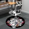 1PC Tiger Snake Design Office Round Rug, Non slip, Soft and Durable Office Rug for Interior Decoration, Perfect for Office