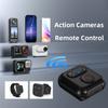 Portable Bluetooth-compatible Remote Controls for Action Cameras Comfortable Grip Easy Operation During Sports and Travel