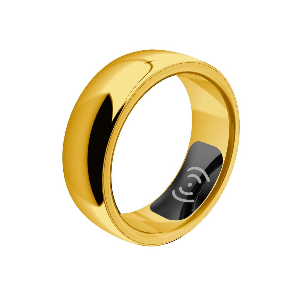 Smart Ring: Bluetooth ECG, Heart Rate, Blood Oxygen, Sleep Monitoring with NFC, Wireless Charging, and Entertainment App