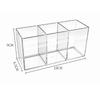 1pc Acrylic Straw Holder Box Kitchen Countertop Silverware Holder Plastic Storage Container for Spoon Fork Knife Utensils