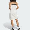 Adidas Originale SS25 Mode Buchstaben Markenlogo Spitze Camisole Kleid Damen Kleider Weiß JZ6770