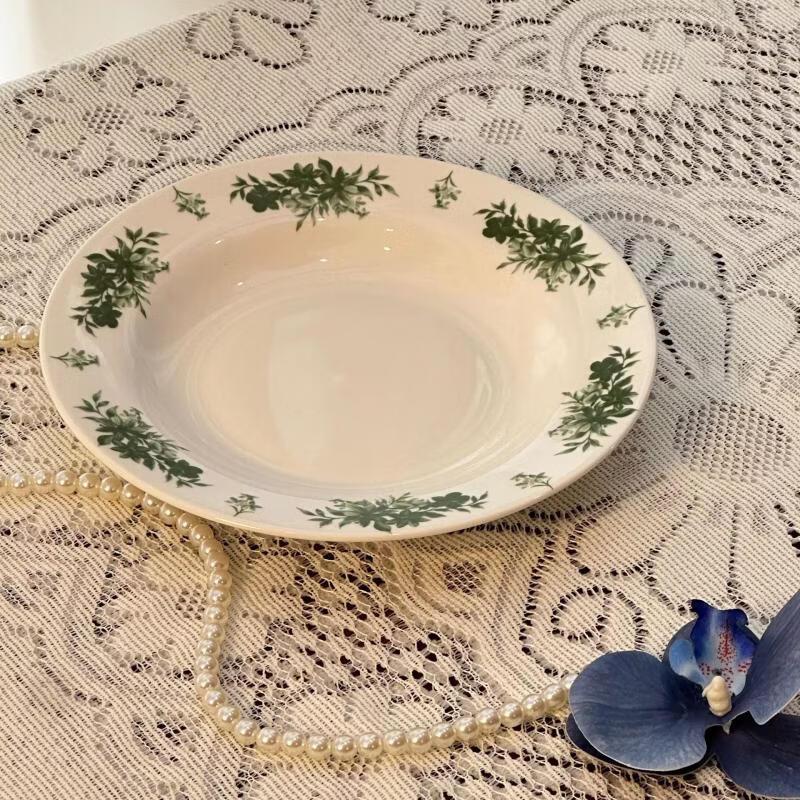 Ru Han Ceramic Retro Dinner Plate Set