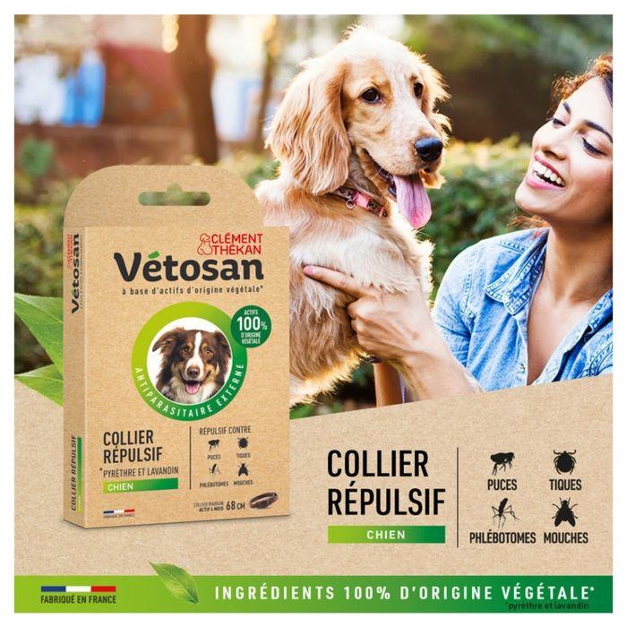 Clement Thekan Collier Antiparasitaire Origine Végétale Chien