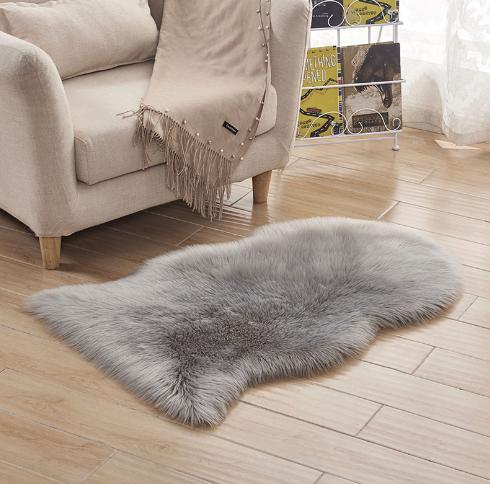 Artificial Sheepskin Imitation Wool Faux Fur Rug For Sofa Hairy Carpet Parlor Room Floor Mat Fluffy Soft Area Blanket Seat Pad