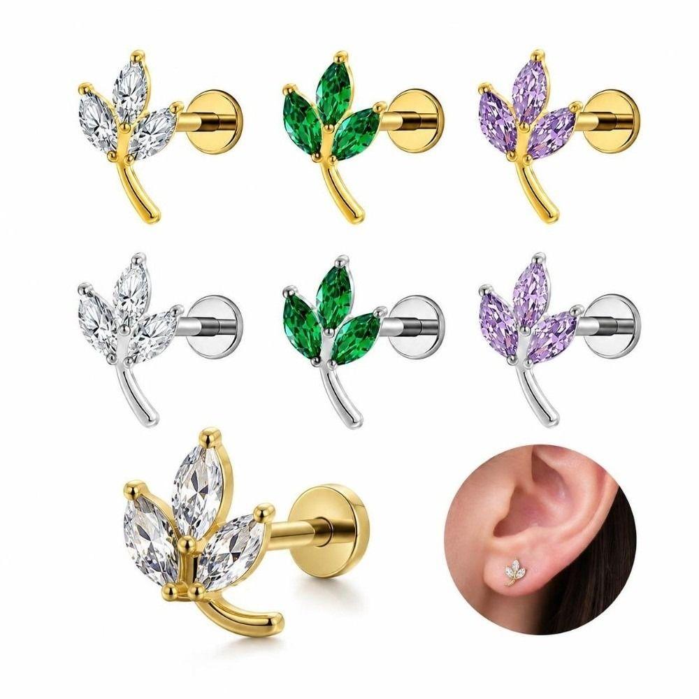 Internally Threaded Piercing Jewelry Lightweight Lip Stud New Cartilage Stud Earring Piercing