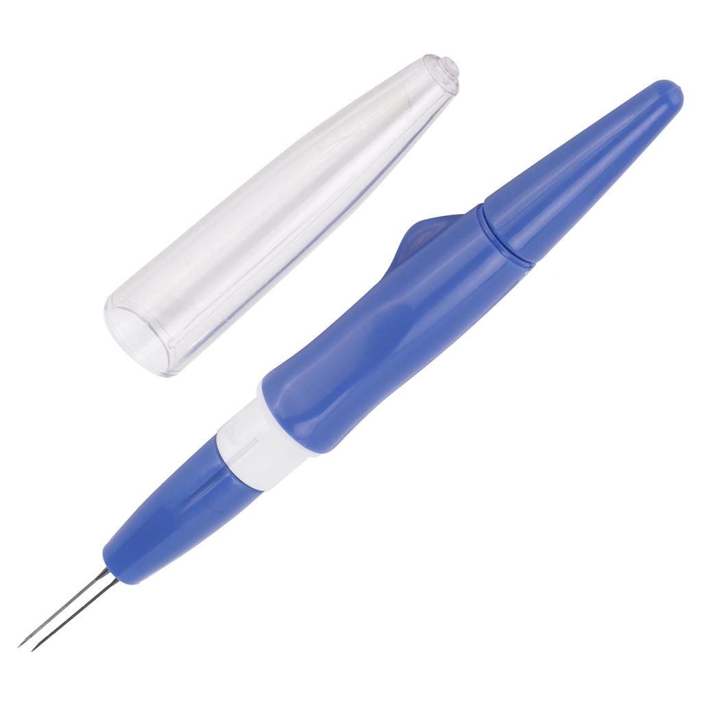 3‑Needle Felting Pen Comfortable Feel Felt Poke Needle for Household Use DIY StuffBlue