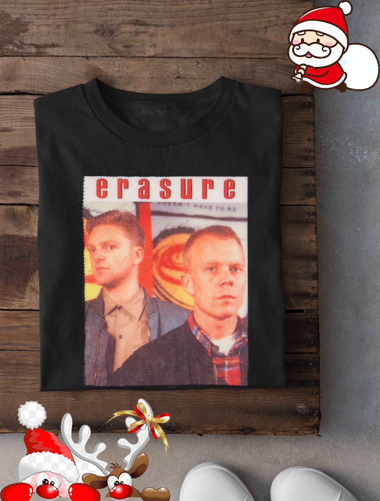 Vtg Erasure Band White Cotton Full Size To 4XL Shirt Gift For Fan PP1267 M