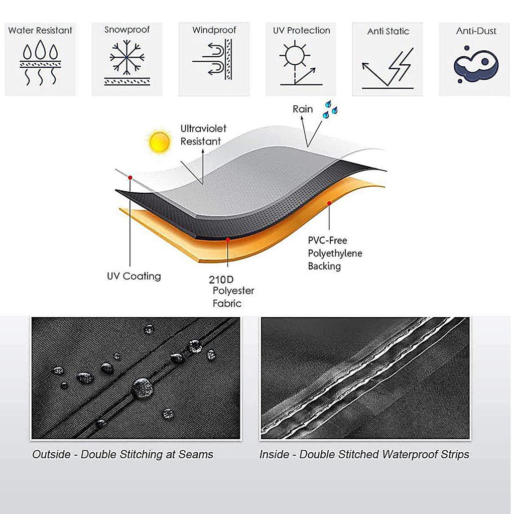 Waterproof Sun Protection Taffeta Oxford Cloth Cover for Electric Vehicles, Motorcycles, and Scooters