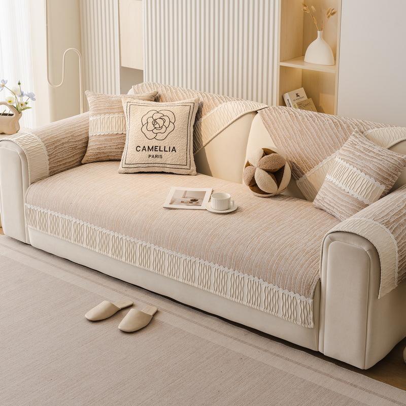 

Подушка для дивана Четыре сезона Универсальная Новая Фиксированная Нескользящая Продвинутая Чувствительность Защита от царапин кошек Шенилл Подушка для сиденья дивана 70*70cm