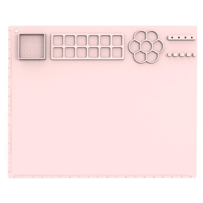 Tappetino Graffiti Fai da Te Tappetino Pittura in Silicone Tappetino Artigianale in Silicone Antiaderente con Bicchiere per Bambini Superficie Pittorica Versatile Facile da Pulire per Artigianato