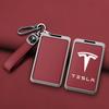 NJUT5 For Tesla Model 3 Model Y Fashion Zinc Alloy Car Smart NFC Card Key Case Cover Shell Keychain Protection Auto Styling Accessory