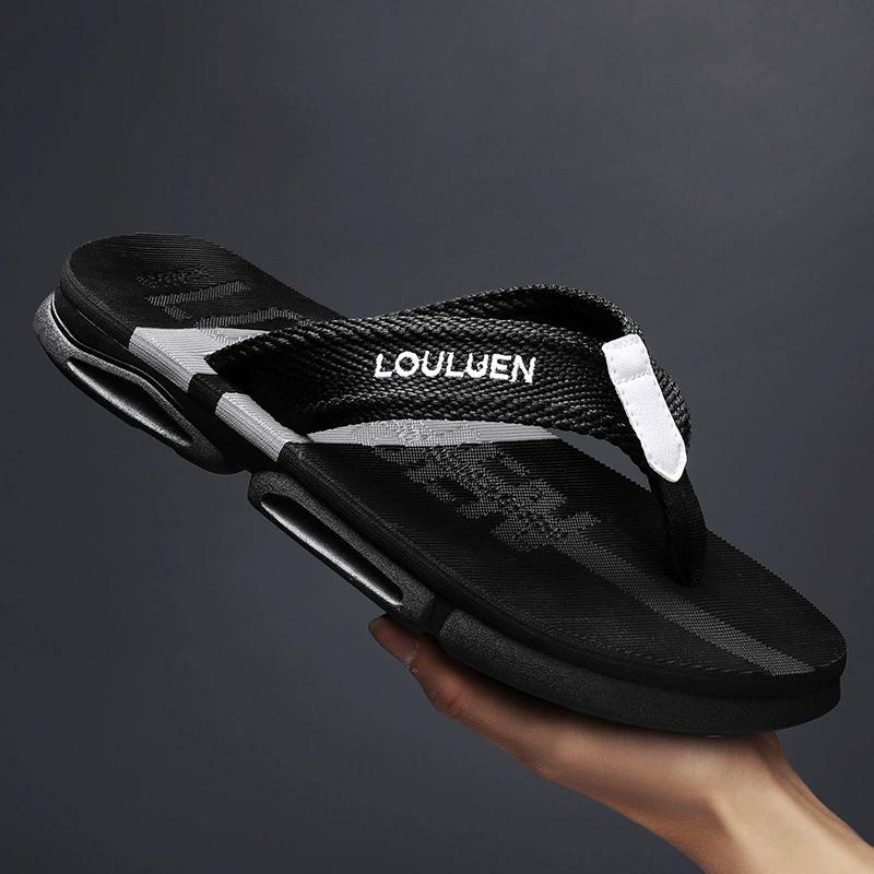 Men's Trendy Flip Flops, Anti Slip Beach Slippers, Men's Summer Outdoor Wear, Men's Cool Slippers