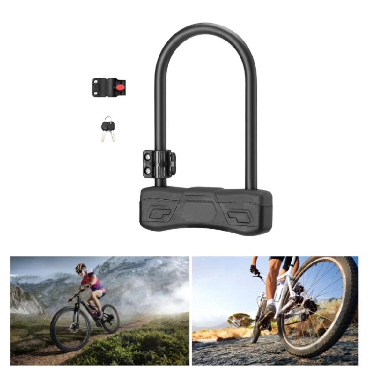 Weatherproofed Folded Bike Lock Outdoor Cycling Lock High Security Bike Lock for Cyclists and Commuters