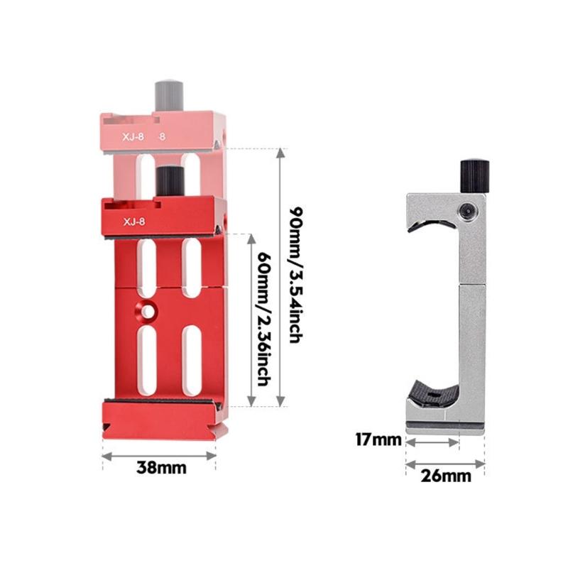Expandable Smartphone Holder Cold Shoe Adapter Light Aluminum Construction For Camera Accessories Mounting